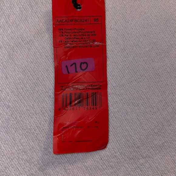 Carolina Herrera Blue and Red Belt With CH Logo - Picture 5 of 7